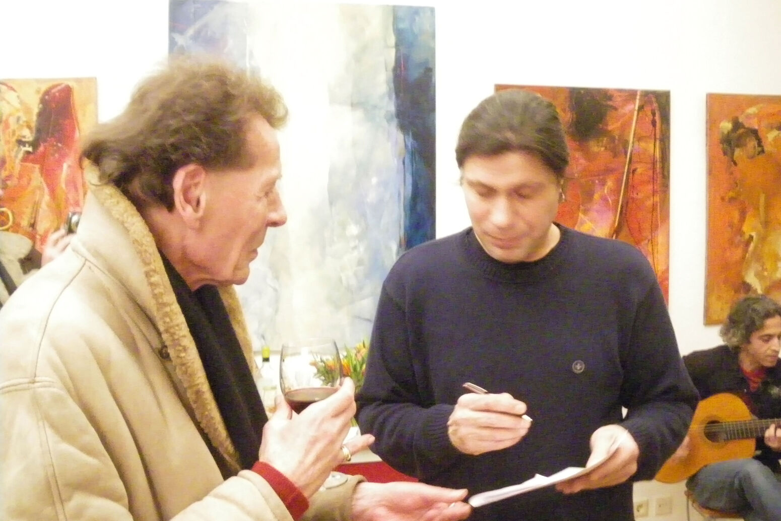 Autogrammstunde mit Pavel Ehrlich bei Mare Baltikum Reisen.